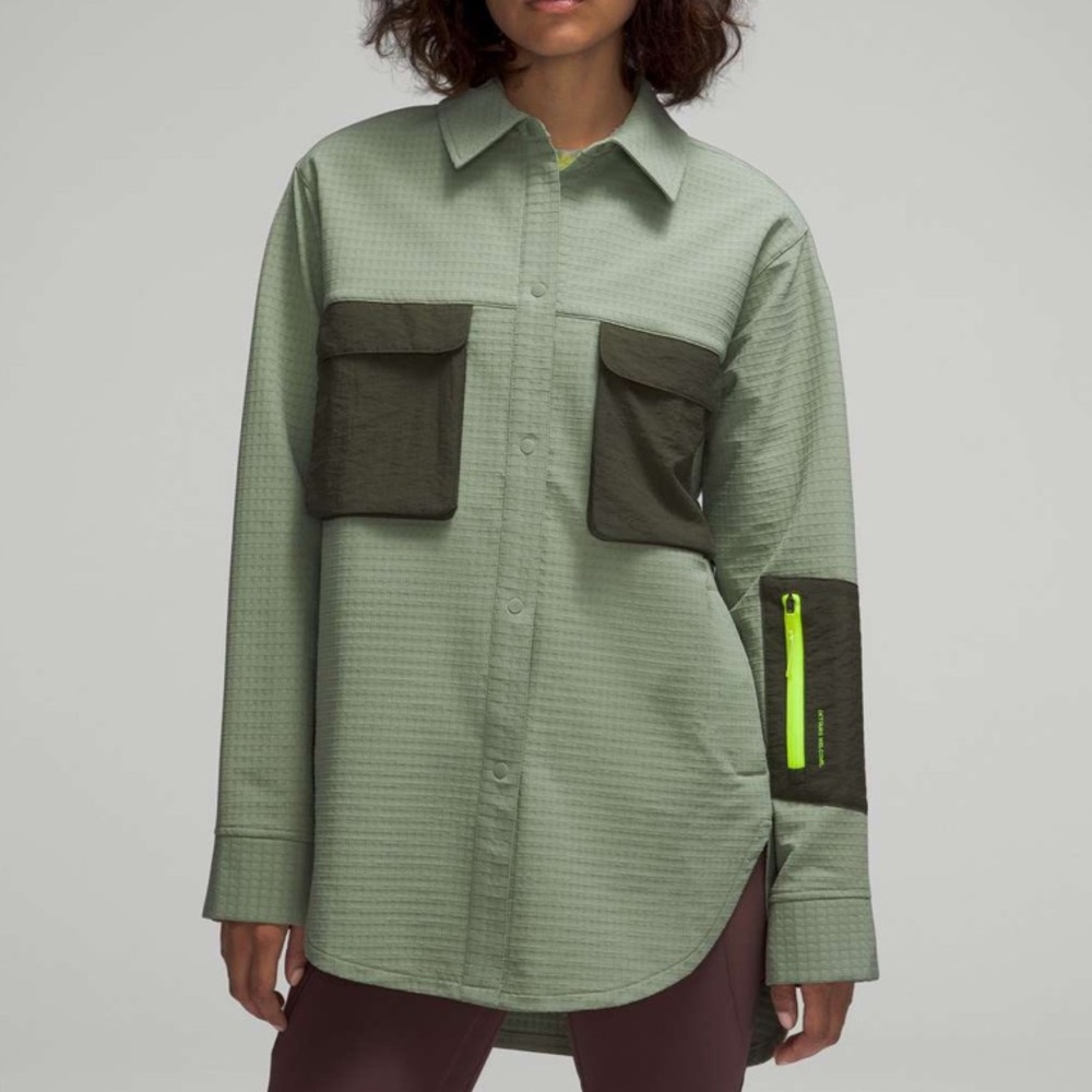 Lululemon Grid Fleece Hiking Overshirt